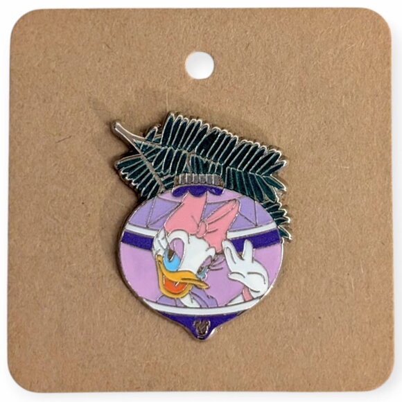 DuckTales Disney Pin: Daisy Duck Christmas Ornament - Picture 4 of 4